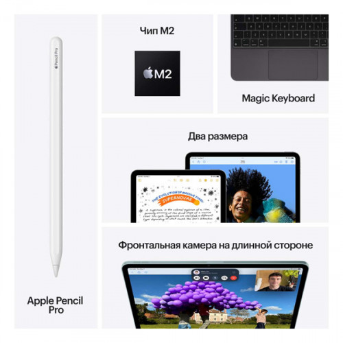 iPad Air (2024) 13" Wi-Fi 128 GB (Space Gray / Cерый космос)