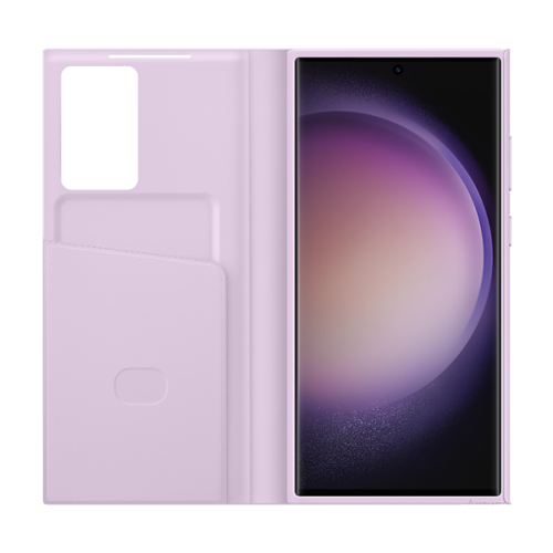 Чехол-книжка Samsung Smart View Wallet Case для Samsung Galaxy S23 Ultra (EF-ZS918CVEGRU), фиолетовый