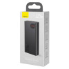 Внешний аккумулятор Baseus Adaman Metal Digital Display Quick Charge Power Bank 20000mAh 22.5W (2021 Editon) Черный (PPAD000101)