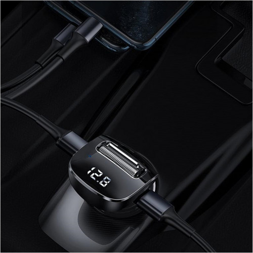 Автомобильное зарядное устройство + FM трансмиттер Bluetooth Baseus Streamer F40 AUX Wireless MP3 (CCF40-01)