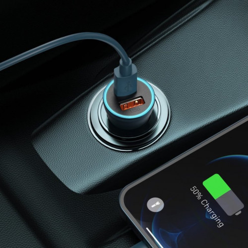 Автомобильное зарядное устройство 40W Baseus Golden Contactor Pro Dual Quick Charger Car Charger U+C (CCJD-03)