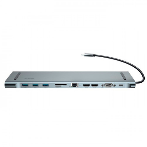 USB-концентратор Baseus Enjoyment Series Type-C Notebook HUB (CATSX-G0G) Серый