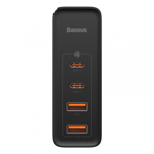 Сетевое зарядное устройство Baseus GaN2 Pro Quick Charger 2C+2U 100W EU Черное (CCGAN2P-L01)