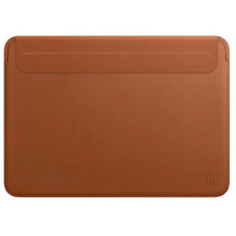 Чехол кожаный WiWU Skin Pro 2 для MacBook Air Pro 13, коричневый