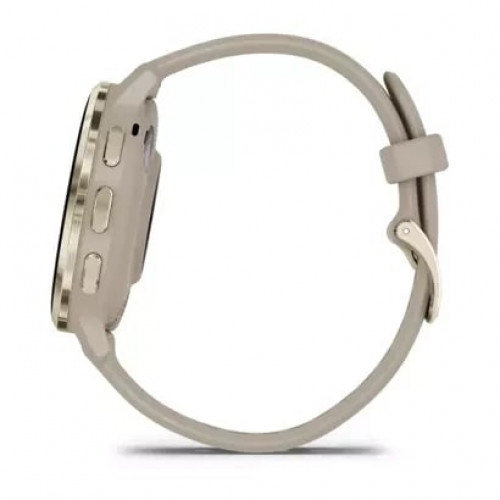 Умные часы Garmin Venu 3S Серый футляр французском стиле с силиконовым ремешком (010-02785-02)