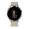 Умные часы Garmin Venu 3S Серый футляр французском стиле с силиконовым ремешком (010-02785-02)