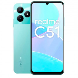 Смартфон Realme C51 128/4 Gb (Ming Green/Зелёный)