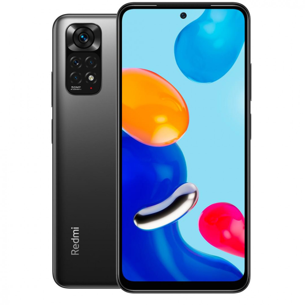 Купить Смартфон Xiaomi Redmi Note 11 128GB/4GB (Black/Чёрный) в  интернет-магазине Oncharge.kz⚡