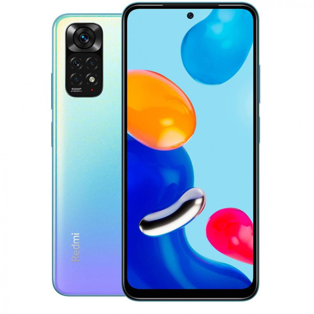 Купить Смартфон Xiaomi Redmi Note 11 128GB/4GB (Star Blue/Голубой) в  интернет-магазине Oncharge.kz⚡