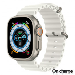 Apple Watch Ultra GPS + Cellular, 49mm, Titanium Case Cellular, титановый/белый Ocean Band