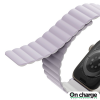 Ремешок Uniq Revix reversible Magnetic для Apple Watch 38-40-41 мм (41MM-REVLILWHT), фиолетовый/белый