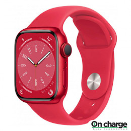 Apple Watch Series 8 GPS, 41mm, Sport Band, (PRODUCT)RED