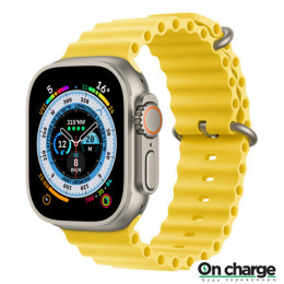 Apple Watch Ultra GPS + Cellular, 49mm, Titanium Case Cellular, титановый/желтый Ocean Band