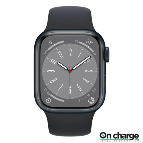 Apple Watch Series 8 GPS, 41mm, Sport Band, Midnight