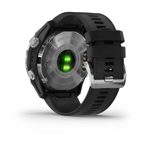 Умные часы Garmin Descent Mk2 стальные с черным ремешком 010-02132-10